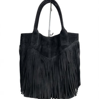 Le Frangette – borsa con frange in vera pelle made in Italy