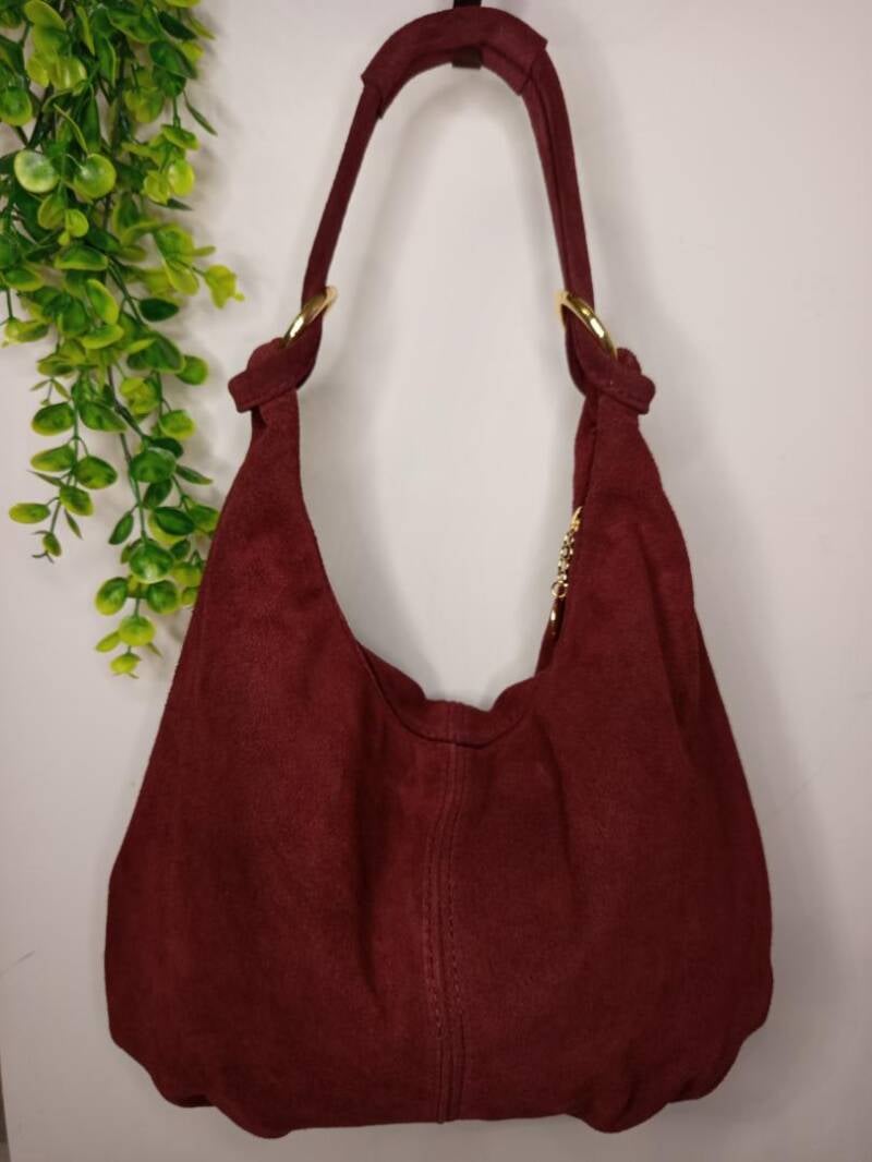 Borsa “Le Sacche” in CAMOSCIO stile sacco – Made in Italy