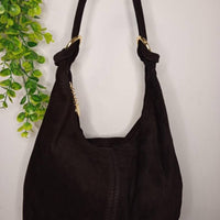 Borsa “Le Sacche” in CAMOSCIO stile sacco – Made in Italy
