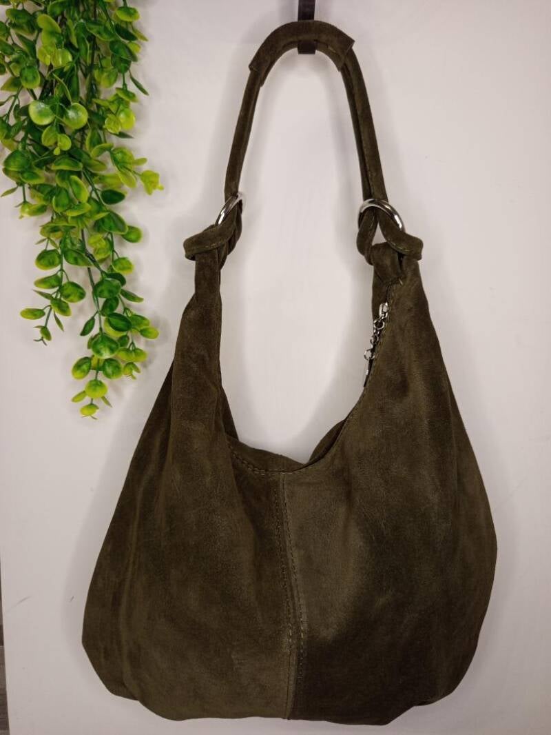 Borsa “Le Sacche” in CAMOSCIO stile sacco – Made in Italy